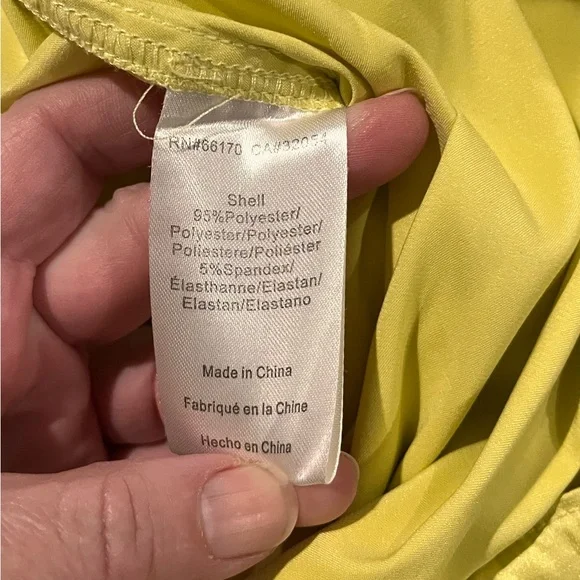 Hutch Anthropologie Satin Utility Pants - Chartreuse - PLUS 3X - HEMMED - Picture 13 of 16